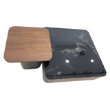 Modern minimalist, medieval style coffee table